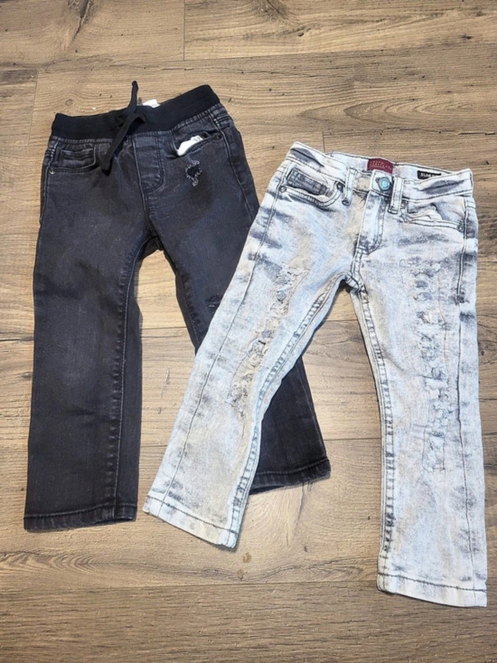 Old Navys Kids Jeans 2-Pair Set Blue & Black